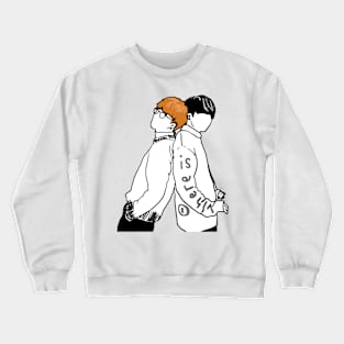 Jimin and Jungkook Jikook Lineart Crewneck Sweatshirt